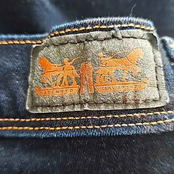 Levis Perfectly Slimming 512 Skinny Leg Five Pocket High Rise Jeans Womans Sz 14 - Picture 6 of 8